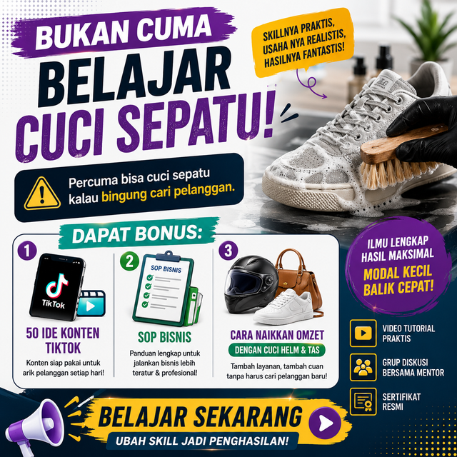 Master Shoe Laundry Cuci Sepatu